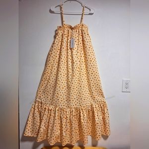 We wore what Smocked MIDI Ditsy Daisies Dress